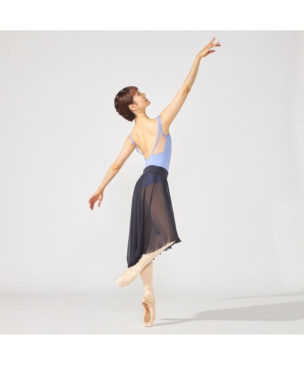 Chacott ノースリーブレオタード スカイブルー