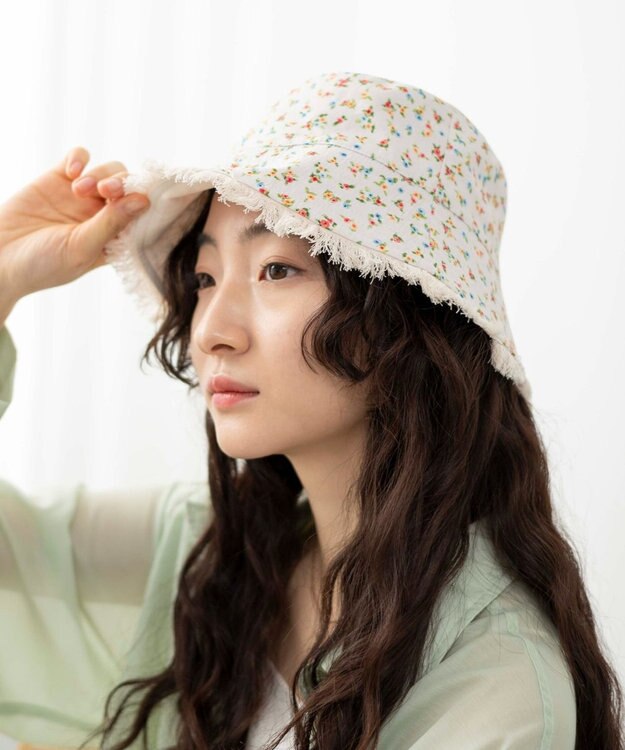 WEGO 2WAYフリンジバケットハット 柄1