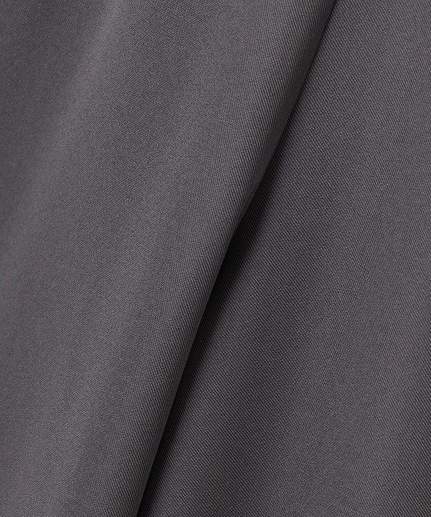 Feroux フリルデザイン サロペット パンツ ライトグレー系