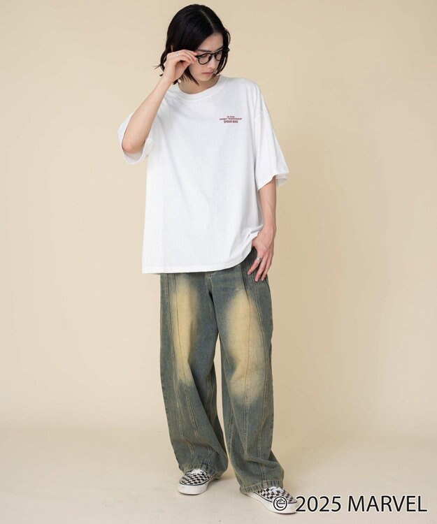 WEGO 【ユニセックス着用ITEM/SMLサイズ展開】MARVELグラフィックT（S） 柄1