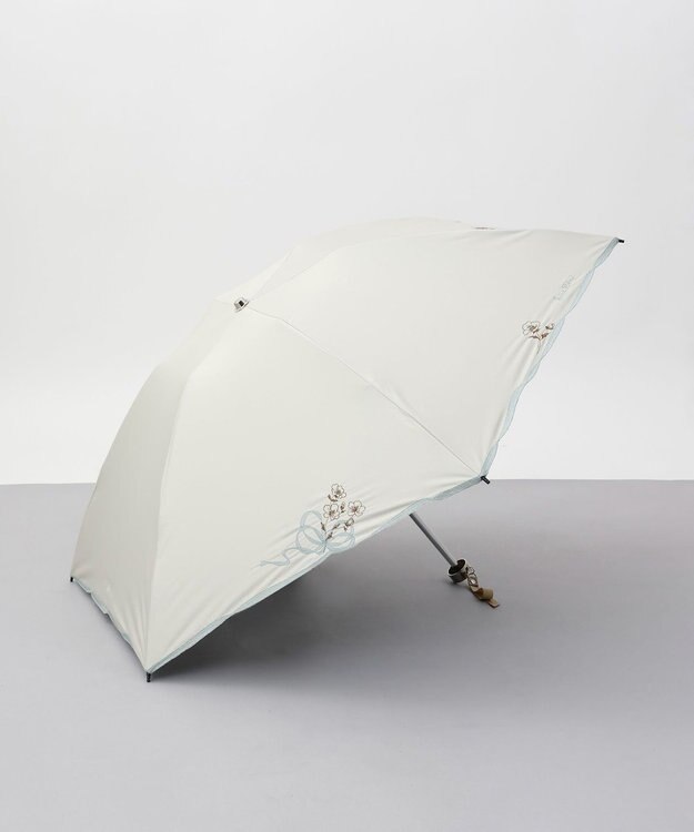 NINA RICCI （ニナリッチ) リボン＆ネモフィラ風 刺しゅう晴雨