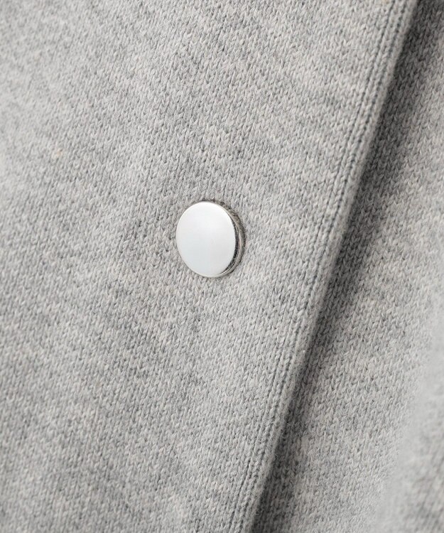 AMERICAN HOLIC Wフェイスラウンドヘム ラグランニットカーディガン Gray Mixture