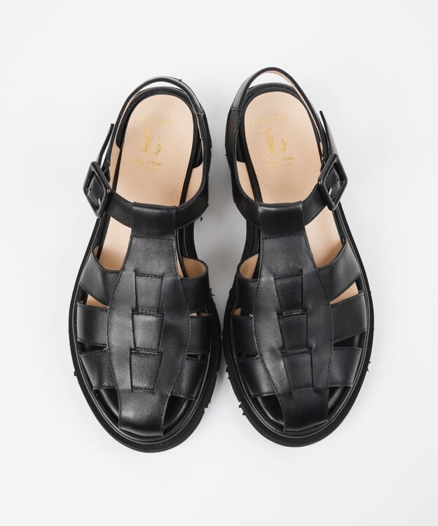 BONTRE 【LucaGrossi/ルカグロッシ】タンクソールグルカサンダル/H024S DTAL-US ブラック