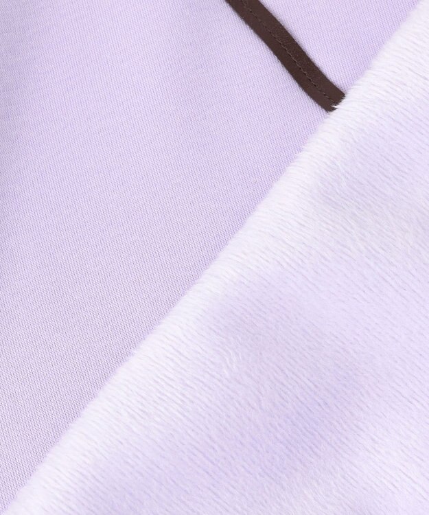 ANY KIDS アニマルポシェット 裏シャギー トレーナー ラベンダー×ネコ