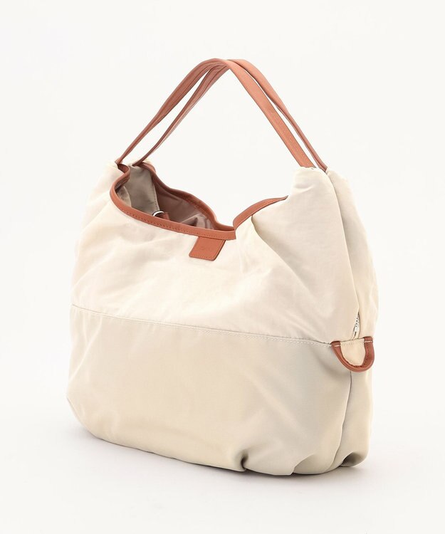 Y'SACCS シワナイロン2WAYトートバッグ Mサイズ アイボリー