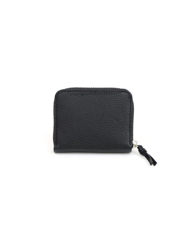 UNBILLION ペルケ perche / イタリアンレザー・ジャバラカードウォレット ブラック