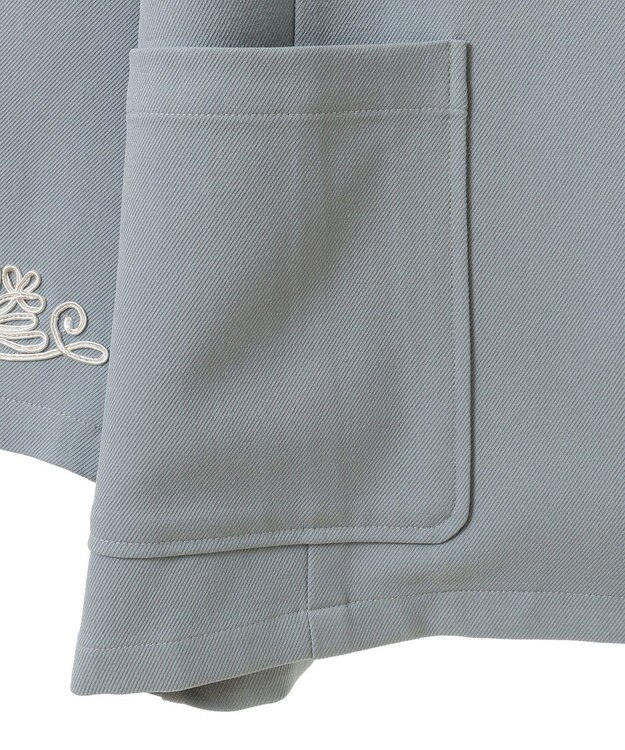 Green Parks ・ＥＬＥＮＣＡＲＥ　ＤＵＥ　袖コード刺繍ジャケッ Mint