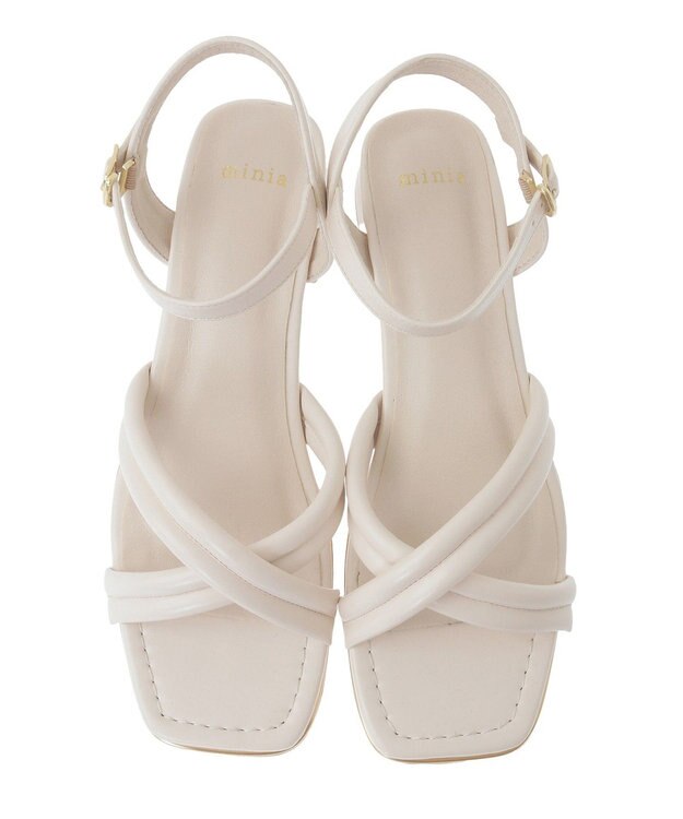 Green Parks ・ｍｉｎｉａ　チューブストラップサンダル Ivory