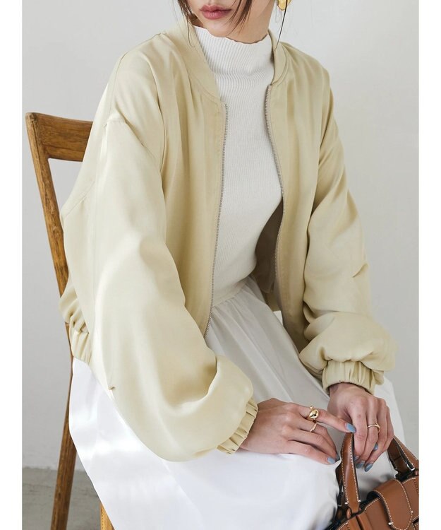 Green Parks AnriettMusee ＭＡ－１ブルゾン Beige