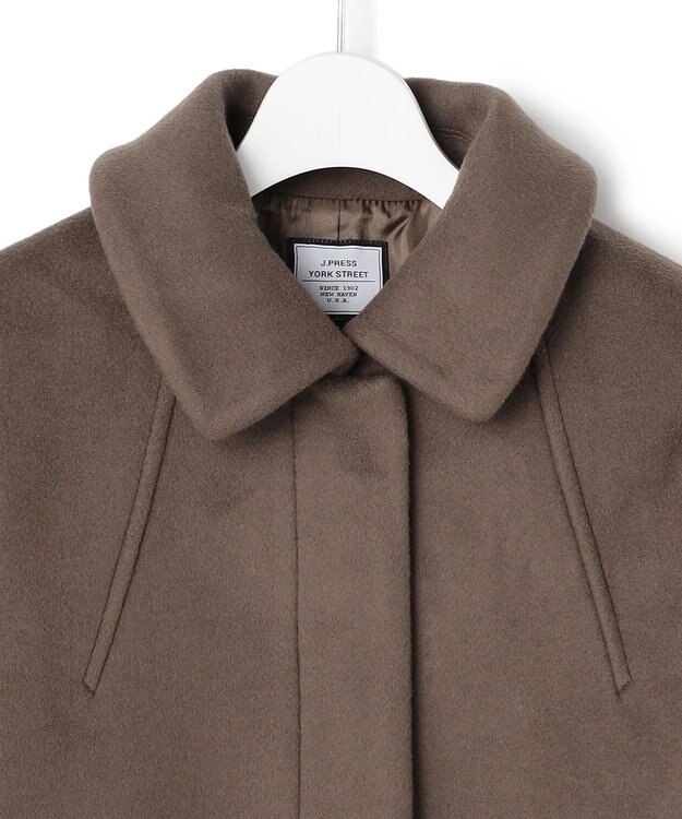 J.PRESS YORK STREET 【WOMEN】2WAY メルトン ショートコート ブラウン系