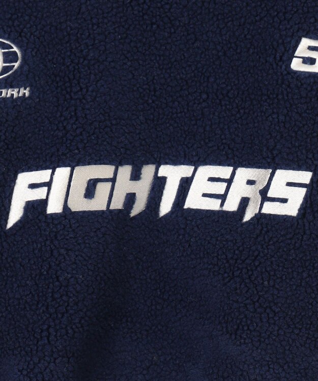 WEGO スポーツグラフィックボアショートプルオーバー ネイビー