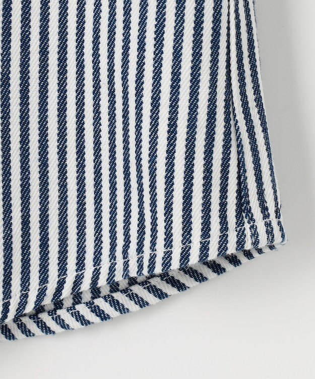 J.PRESS KIDS 【110-130cm】ストライプ＆チェック シャツ ネイビー系ストライプ