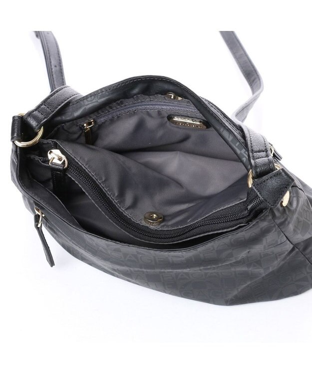 LA BAGAGERIE MONOGRAMME ポシェット ブラック