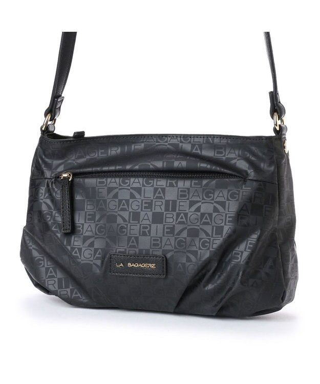 LA BAGAGERIE MONOGRAMME ポシェット ブラック