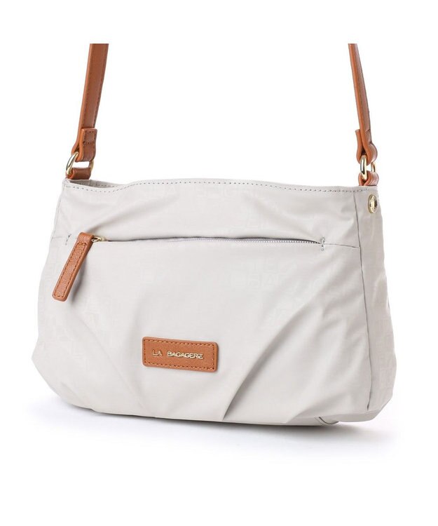 LA BAGAGERIE MONOGRAMME ポシェット アイボリー