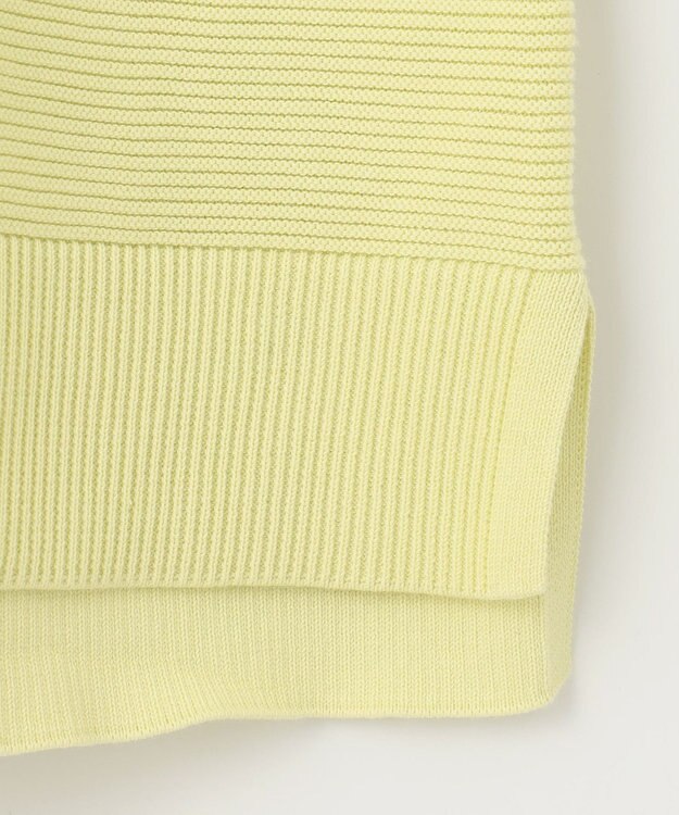 J.PRESS LADIES 【洗える】 ハウストンオーガニック ニット 黄緑系