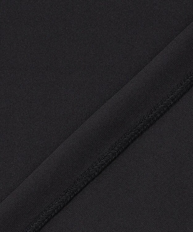 UNFILO BEAUTY FORM JERSEY Light キーネックトップス ブラック