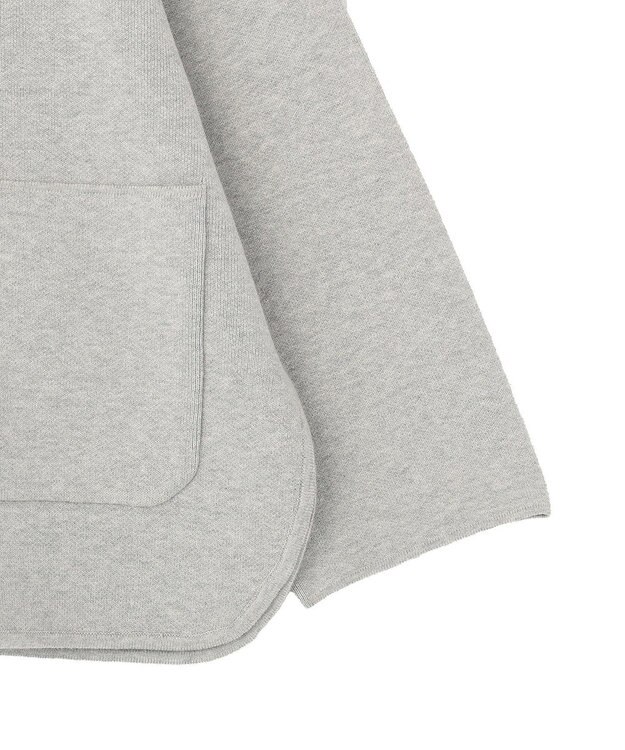 AMERICAN HOLIC Wフェイスラウンドヘム ラグランニットカーディガン Gray Mixture