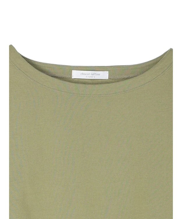 Green Parks オーガンジードッキングプルオーバー Light Green