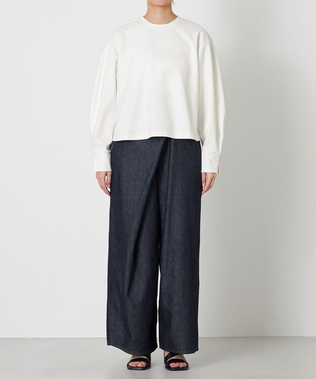 NAVE 【ReNAVE・洗える/接触冷感/UVケア】ライトポンチ ロングスリーブ ホワイト系