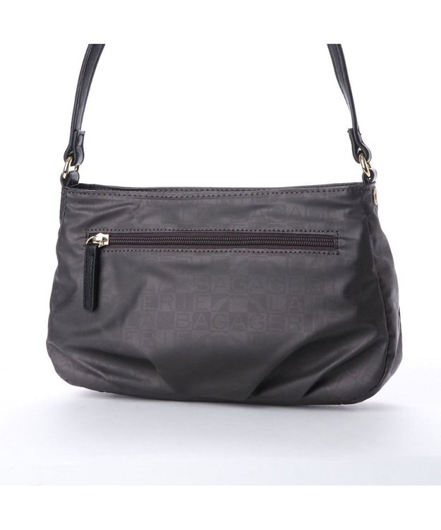 LA BAGAGERIE MONOGRAMME ポシェット ガンメタリック