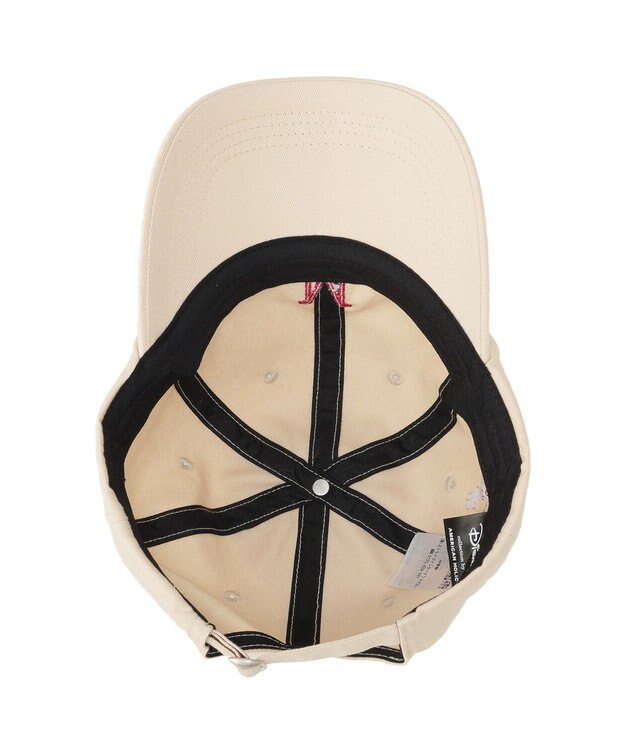 AMERICAN HOLIC 【Mickey&Friends】イニシャル刺繍CAP Ivory