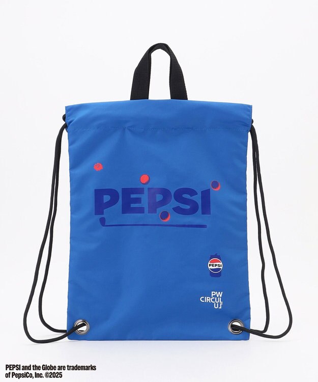 PW CIRCULUS 〈Pepsiコラボ〉【UNISEX】オリジナルナップサック ブルー系