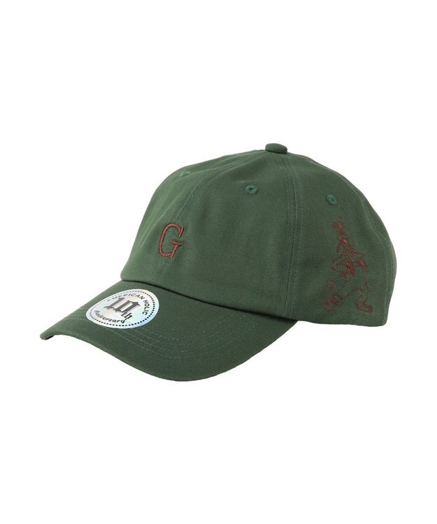AMERICAN HOLIC 【Mickey&Friends】イニシャル刺繍CAP Green