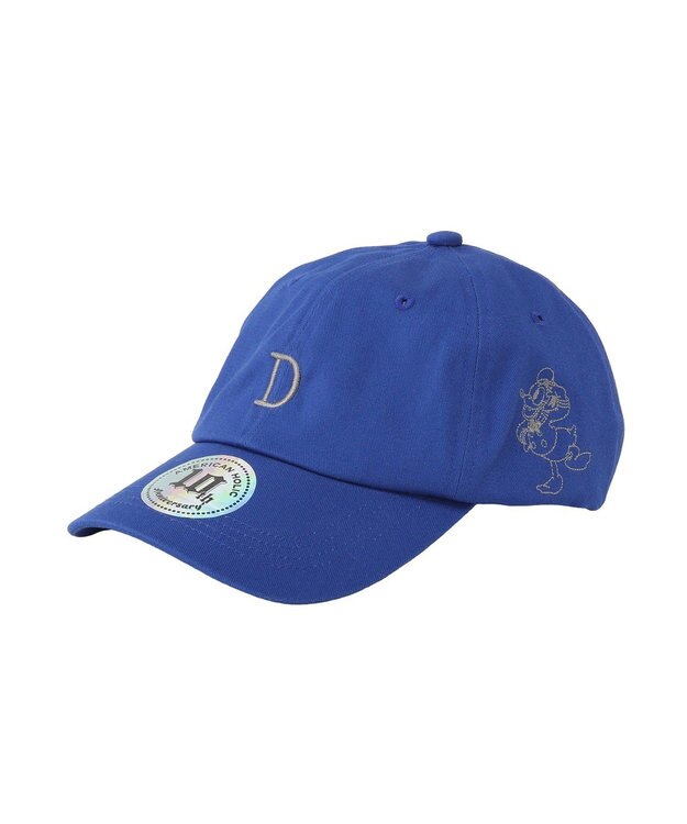 AMERICAN HOLIC 【Mickey&Friends】イニシャル刺繍CAP Blue