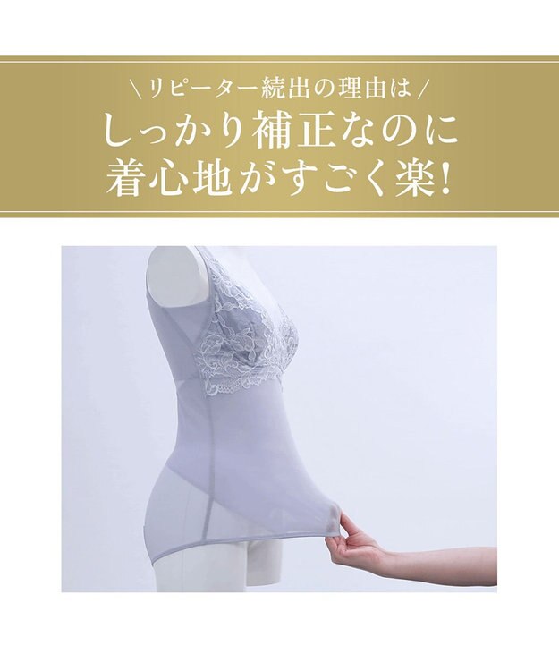 BRADELIS New York 【BRADELIS NewYork peace】ハートフルカップカシュクールブラキャミソール24 ノンワイヤー ブラトップ DB524104 アッシュブルー