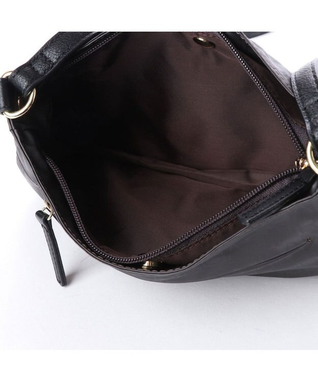 LA BAGAGERIE MONOGRAMME ポシェット ガンメタリック