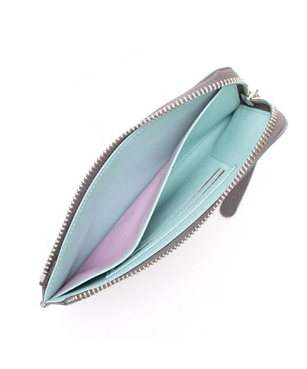 A.D.M.J. 【牛革】モーツァルト/スワロフスキー・クリスタル付オーガナイザーパース(背胴ファスナーポケット） CMT