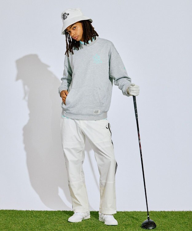 PW CIRCULUS 【MEN】アニマルグラフィックスウェット ゴルフ グレー系