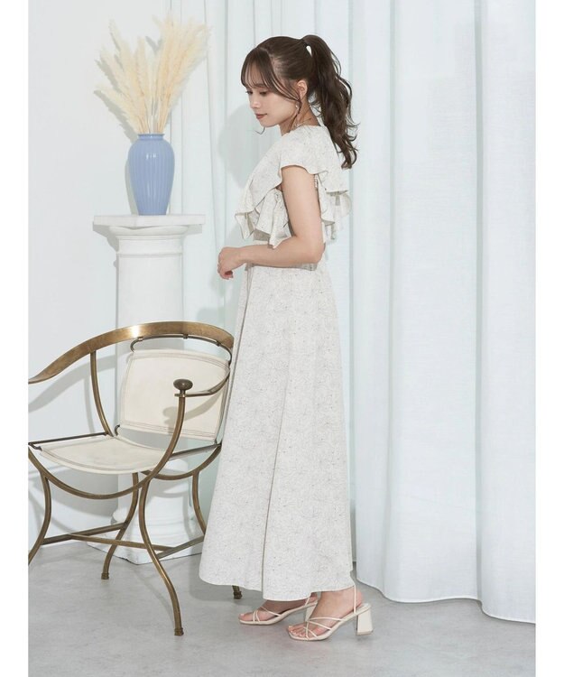 earth music&ecology ２ＷＡＹ　フリルスリーブワンピース Sax