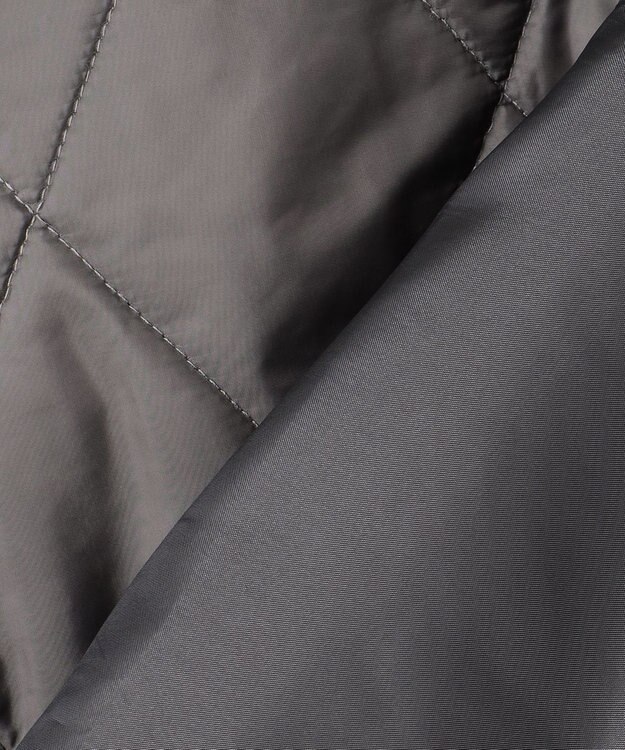 J.PRESS LADIES S 【洗える】高密度タフタ キルティング ロング コート グレー系