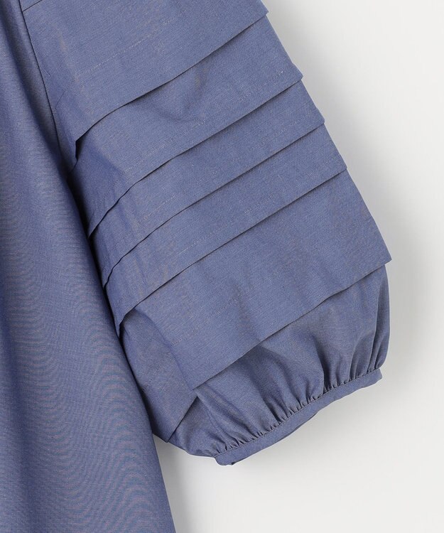 #Newans 【ANSWER for ほど甘トレンド】タックスリーブブラウス デニム系