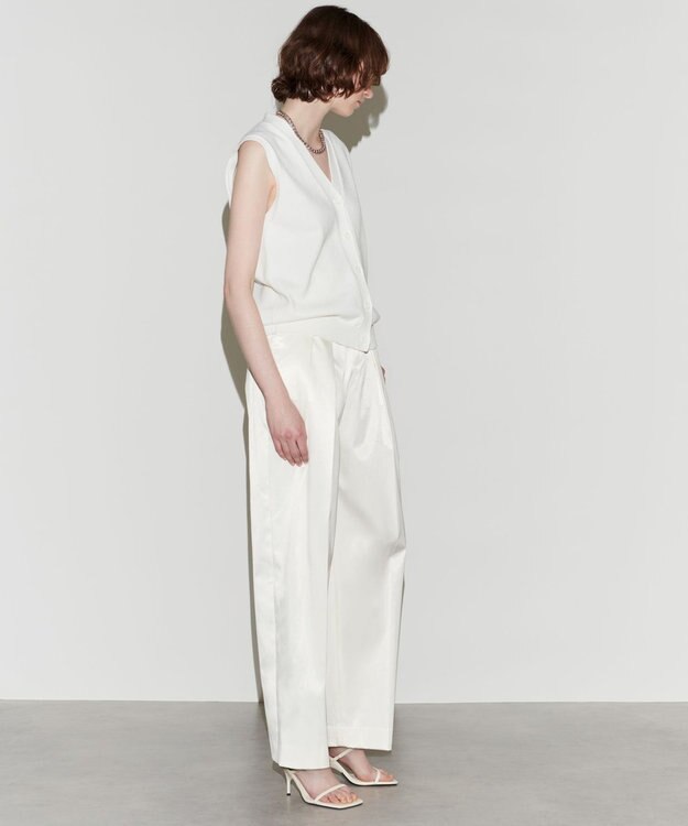 NAVE 【Nave 　洗える】ルピナス コットンニットベスト アイボリー系