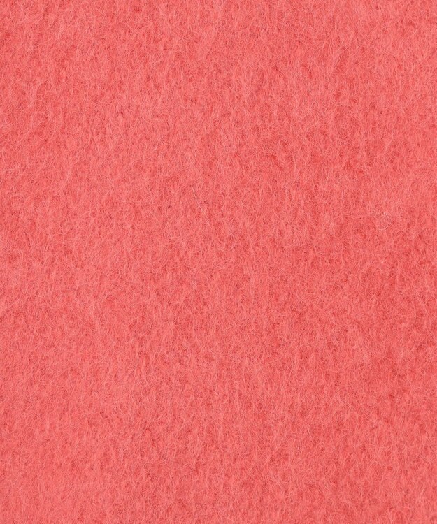 GRACE CONTINENTAL ノーカラーシャギーコート ピンク