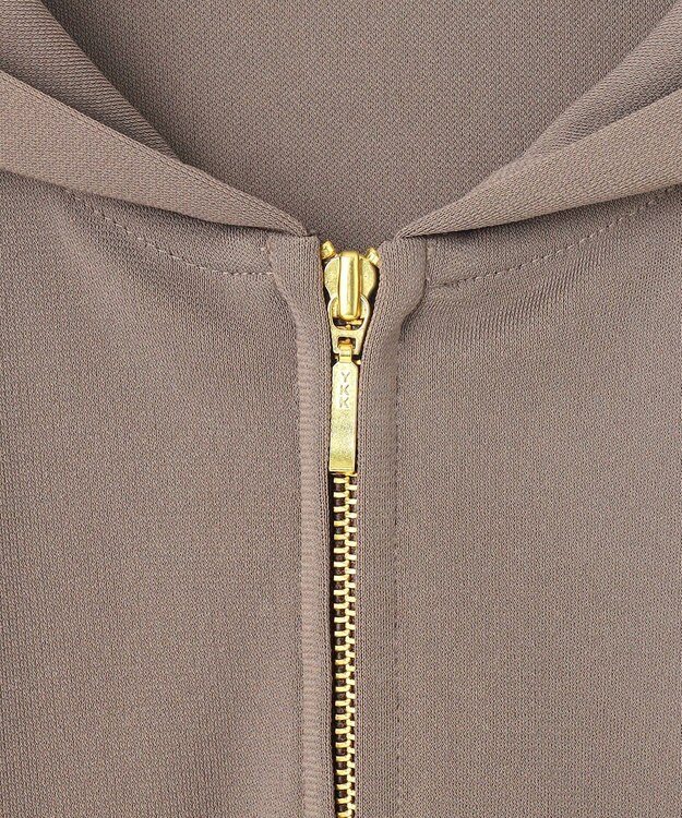 組曲 【WEB限定】ラッシュガード ペプラムパーカー モカグレー系