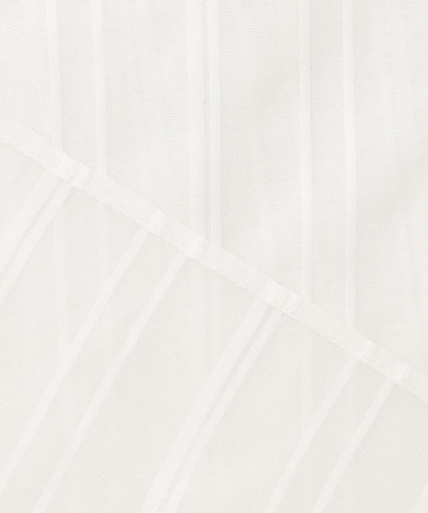 ICB C/Siドビーストライプ ボウタイブラウス オフホワイト系