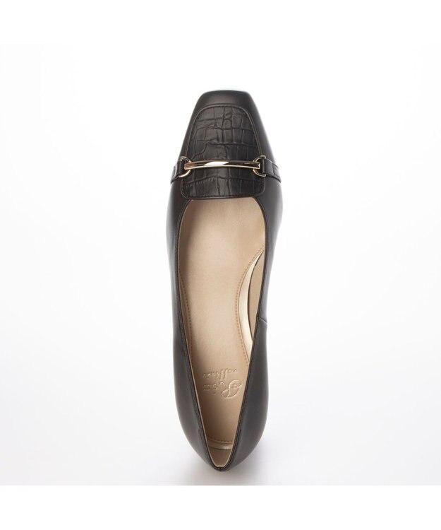 Riz raffinee <Riz raffinee>スクエアトゥヒールアップローファー ダークブラウン