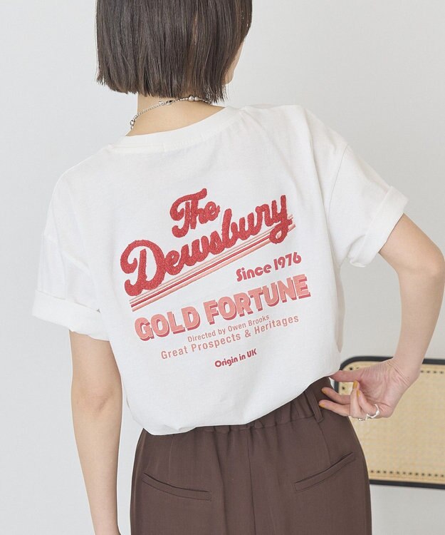 AMERICAN HOLIC サガラ刺繍Ｔシャツ Off White