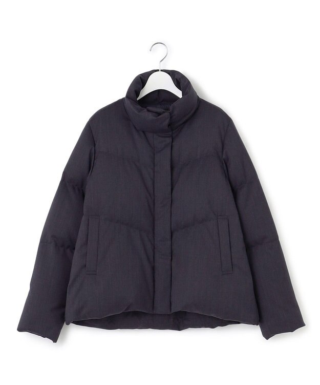 23区 【撥水加工】TWツイル ショート ダウンコート グレー系