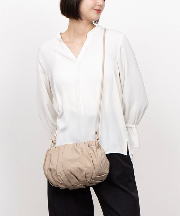 LANVIN en Bleu グラシリィ ミニショルダーバッグ ベージュ