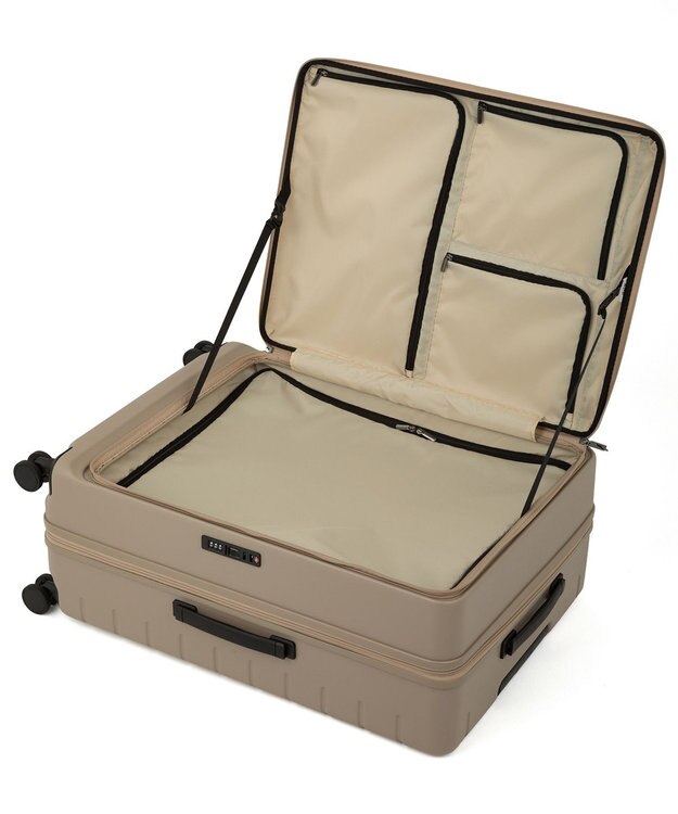 ACE BAGS & LUGGAGE ACE エスカレラ スーツケース 87L 完全フロントオープン 05653 エース オークベージュ