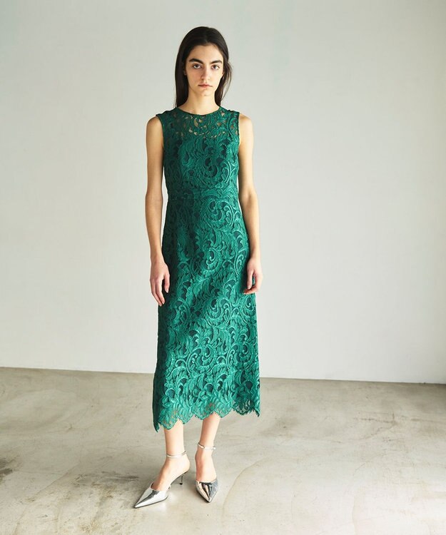 GRACE CONTINENTAL 【オンライン限定ドレス】La notte グリーン