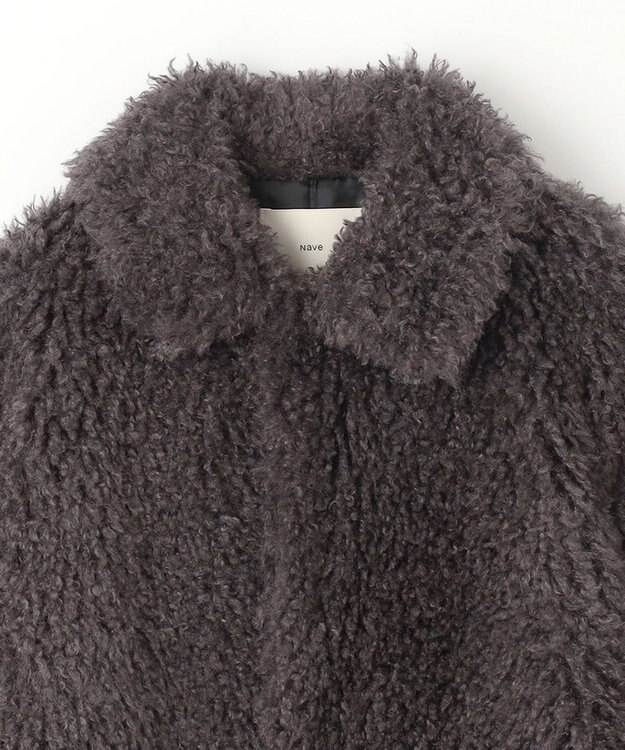 NAVE 【Nave】ニードルボア ミドル ジャケット チャコール系