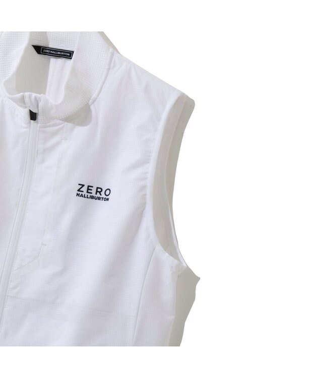 ZERO HALLIBURTON クールドッツ カモフラージュ ベスト ZHG-A4S10B 82823 ゴルフウェア ホワイト