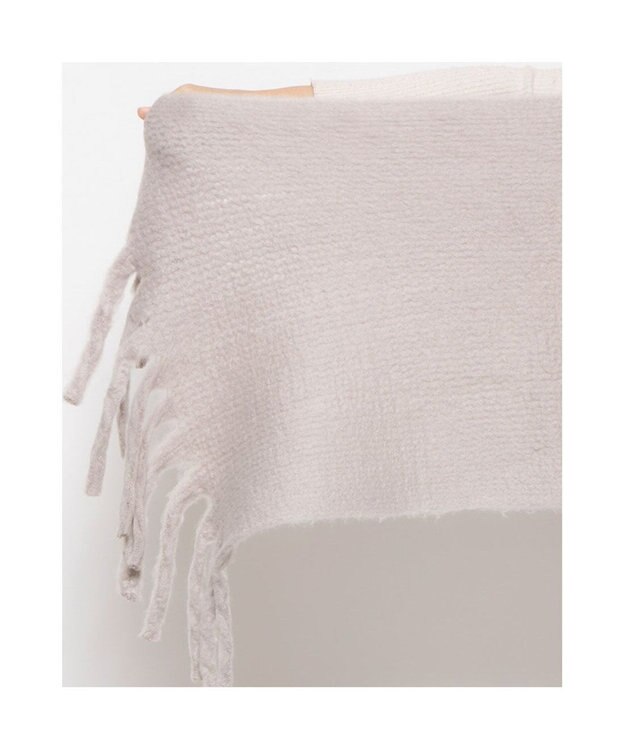 UNBILLION カシュネ cache nez / リサイクルポリラッセルニットストール GY