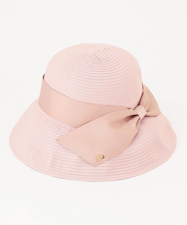 TOCCA 【UV95%以上カット・吸水速乾・抗菌防臭・洗える・サイズ調整可】GROSGRAIN RIBON HAT 帽子 ピンク系